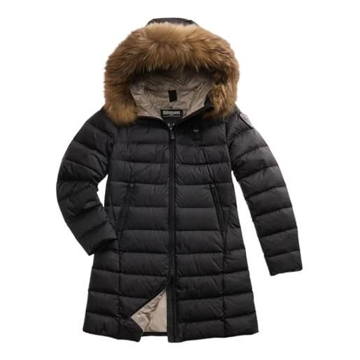 Blauer giubbotto kristin piumino lungo donna nylon nero m