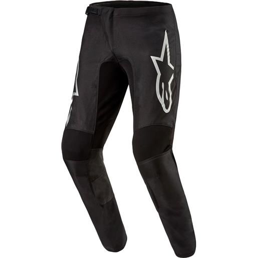Alpinestars pantaloni da motocross Alpinestars fluid graphite nero-argento dimensione: 28, 28