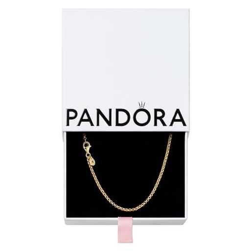Pandora collana rolò placcata in oro 14k, 60