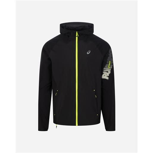 Asics road graphic packable m - giacca running - uomo - nero