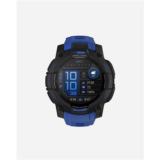 Garmin instinct 3 amoled 45mm - orologio multifunzione - nero