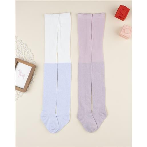 Prénatal pack 2 collant bambina con lurex
