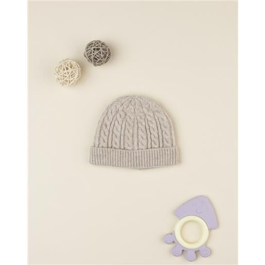 Prénatal berretto tricot bimbo beige traccia
