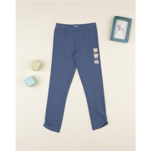 Prénatal legging bimba blu con stampa