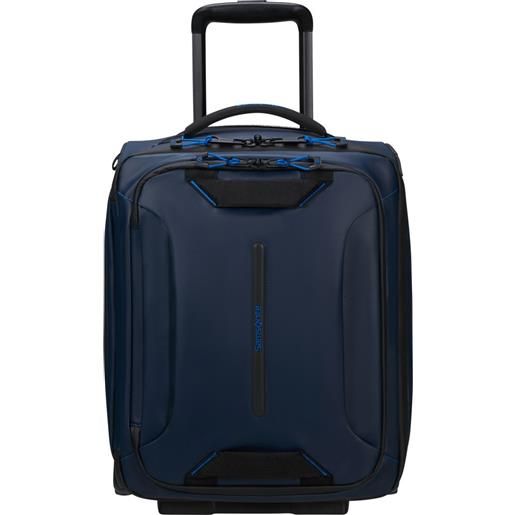 SAMSONITE trolley borsone con ruote, ecodiver blu notte, s underseat - 45x36x20cm, 2 kg