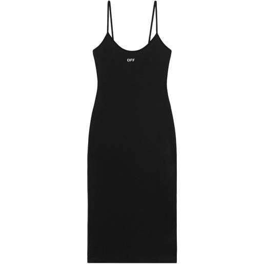 Off-White abito midi - nero