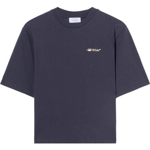 Off-White t-shirt ink arrow - blu