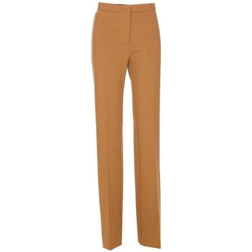 PINKO pantaloni flared punto stoffa - 100054a15m - cammello