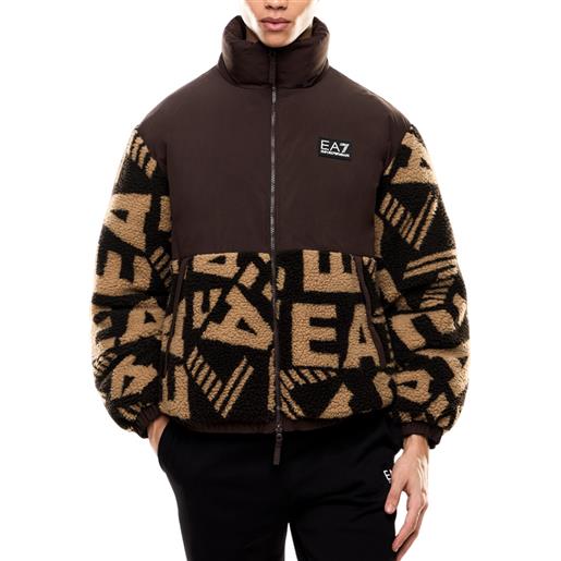 EA7 giubbino teddy - 7m000720af16373 - marrone