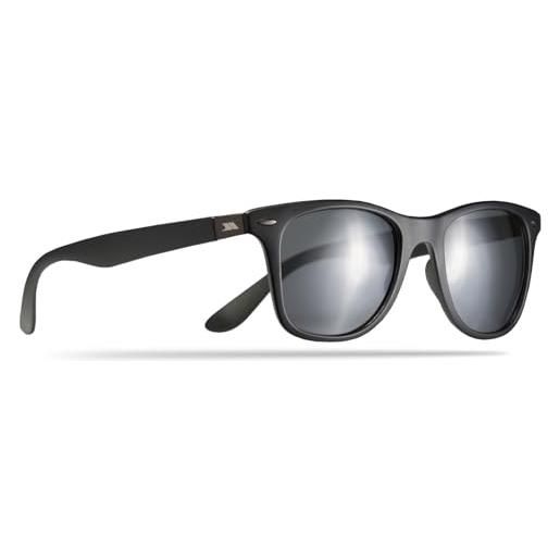 Trespass matter, occhiali da sole con protezione uv e custodia in tessuto, lenti categoria 3, colore nero