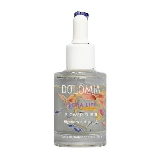 UNIFARCO DOLOMIA dolomia flower elisir trattamento viso notturno con mandorle e rododendro 30ml - UNIFARCO DOLOMIA - 989408582