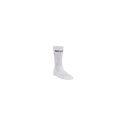 Givova c005, calza sport - adulto, bianco, taglia unica