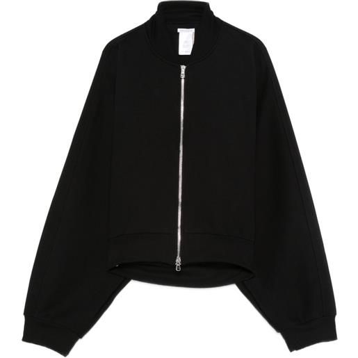 Amazuìn bomber con zip - nero