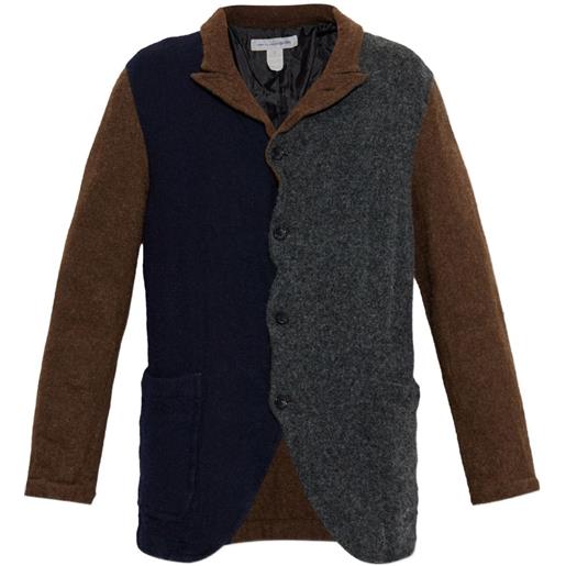 Comme Des Garçons Shirt cardigan monopetto - marrone