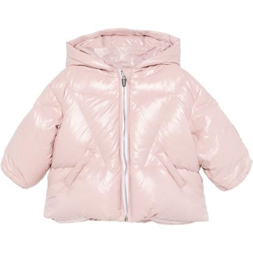 Khrisjoy giacca con cappuccio e zip - rosa