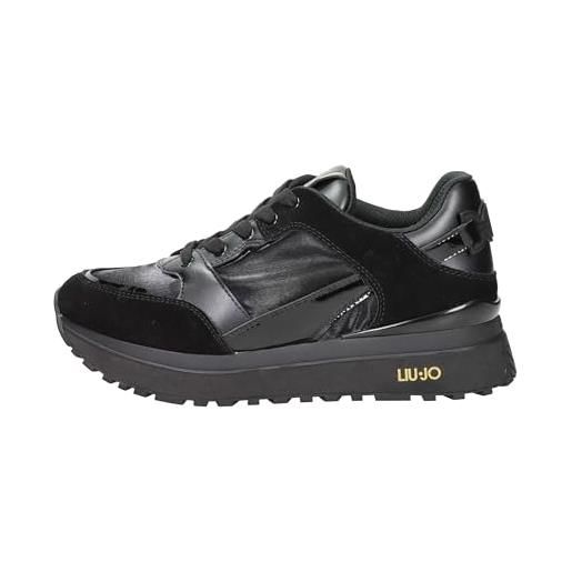 Liu Jo sneaker maxi wonder 91 (nero, sistema taglie calzature eu, adulto, donna, numero, media, 38)