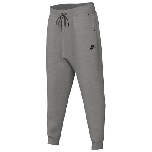 Nike tech fleece pd pantaloni da tuta, dk grey heather/black/black, 12-13 anni bambino