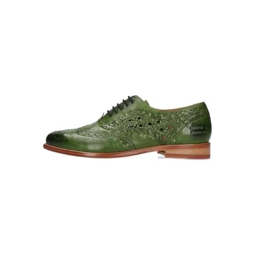 Melvin & Hamilton oxford scarpe donna selina 30, verde, 37 eu