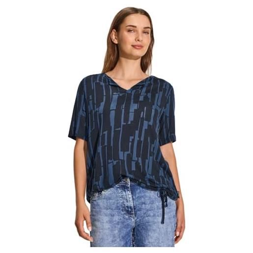 Cecil b321907 t-shirt stampata, universal blue, xxl donna