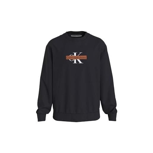 Calvin Klein Jeans felpa uomo nero j30j324113