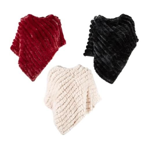 BATA unisex adulto mantella in finta pelliccia in colori assortiti estivi comodi eleganti casual