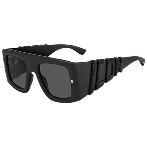 Dsquared2 icon 0024/s 003/ir matt black sunglasses man standard, standard, 54