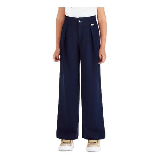 Liu jo pantalone a vita alta con pinces nero nero 22222