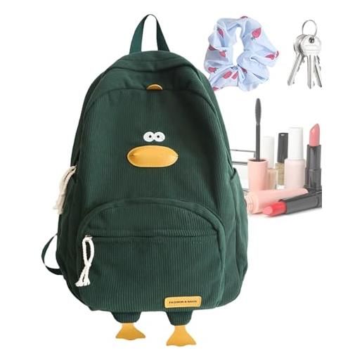 Generico zaino con animali, anatre per la scuola - morbido e a forma di | per bambini con tasche multiple di grande capacità per studenti