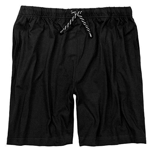 Adamo pantaloni pigiama corti oversize neri, 2xl-8xl: 7xl