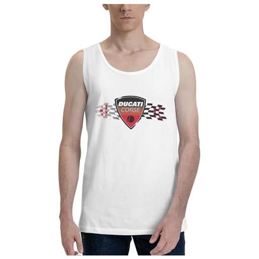 KVHSVEGO compatible with ducati canotte da uomo canotte muscolari senza maniche canotte da uomo