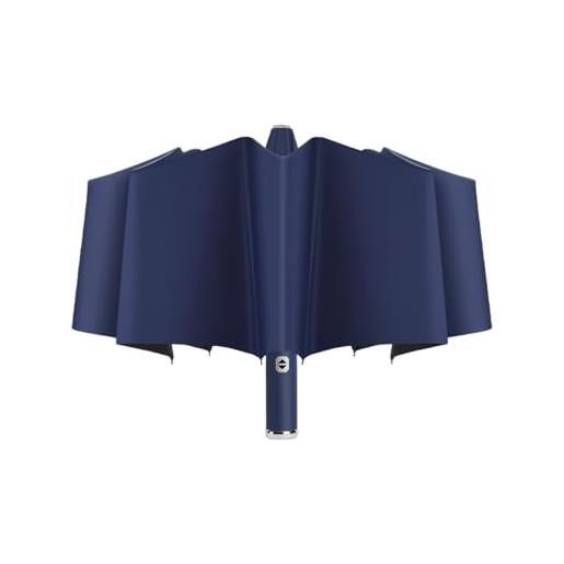Maizoon ombrello pieghevole con torcia a led 10 costole telaio in fibra di vetro apertura automatica chiusura automatica antivento impermeabile resistente ai raggi uv rotazione antiscivolo maniglia