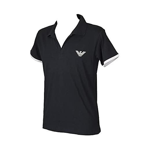 Emporio Armani polo uomo maglia manica corta con colletto articolo 211047 4p466 polo mc, 00135 marine, 46