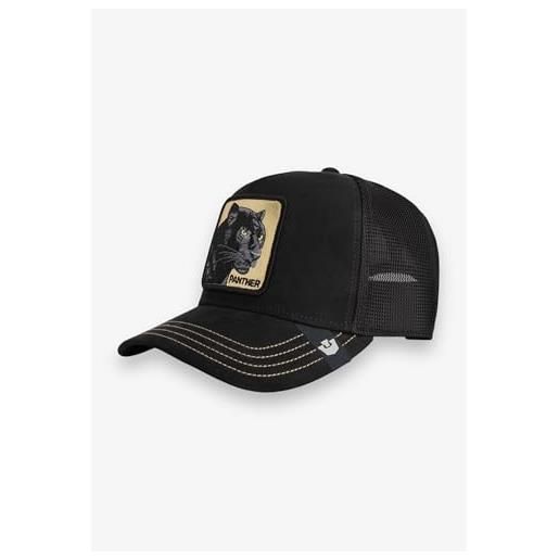 Goorin Bros. trucker - berretto golden panther void black nero, taglia: taglia unica