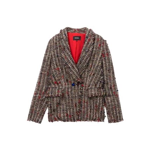 Desigual 19wwewcm blazer donna nero 38