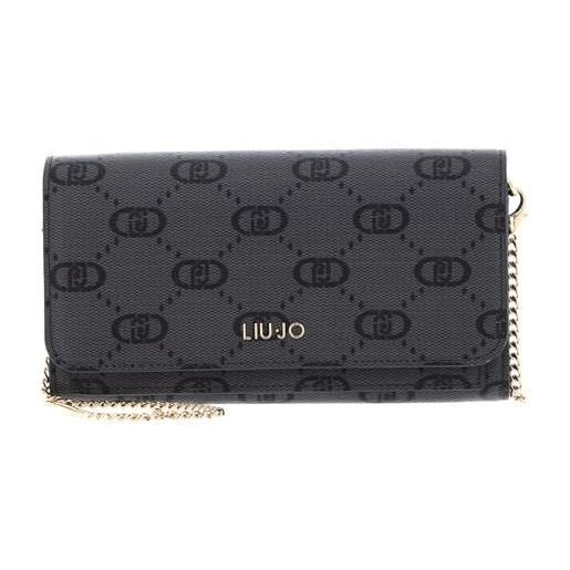 Liu Jo portafoglio donna liu-jo caliwen xl bifold wit grigio/ nero logo a25lj30 af4272 e0668 grigio
