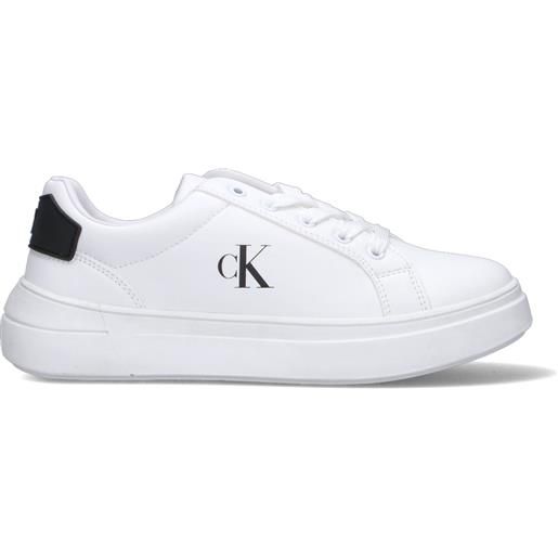CALVIN KLEIN sneaker ragazza bianca/nera