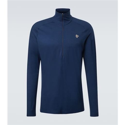 Norrona norrã¸na top da sci femund in lana con zip