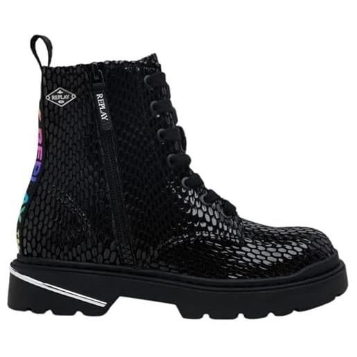 REPLAY Gbl17 .000.c0023s, Stivali alla Moda Bambine e Ragazze