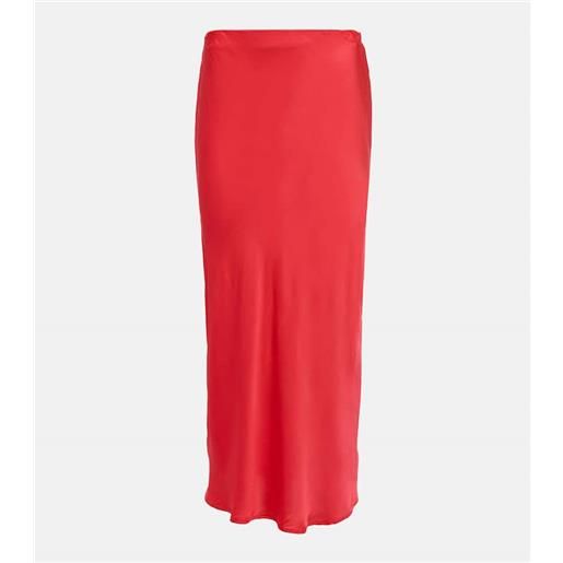 Velvet gonna midi aubree in raso