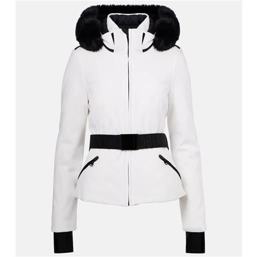 Goldbergh giacca da sci hida con pelliccia sintetica