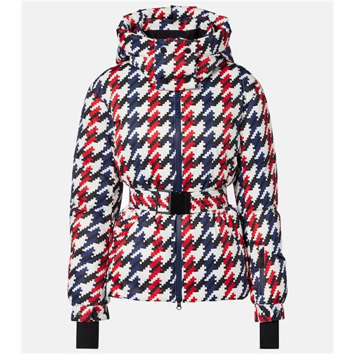 Perfect Moment piumino da sci candice in pied-de-poule