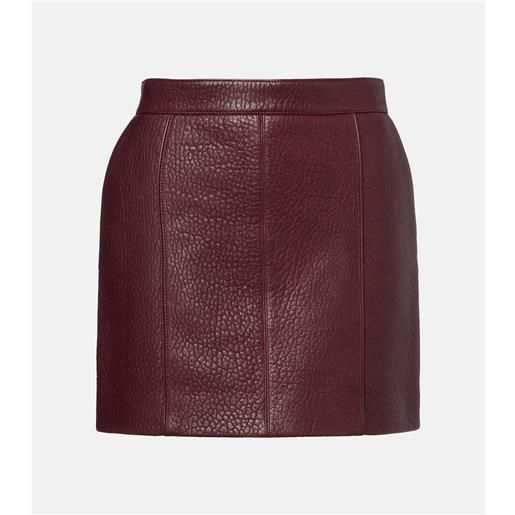 Chloe chloã© minigonna in pelle