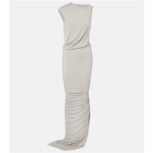 Rick Owens abito lungo eva in jersey