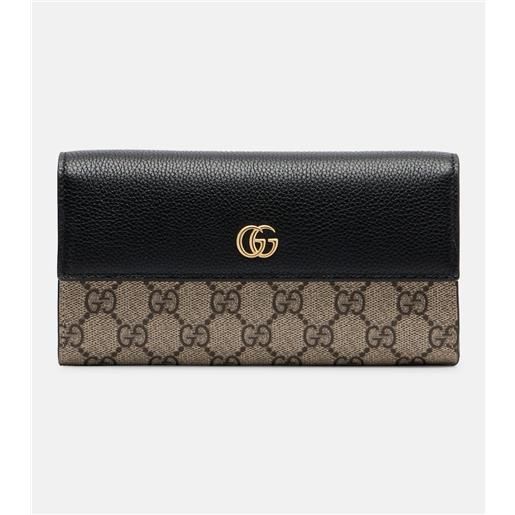Gucci portafoglio gg marmont con tracolla