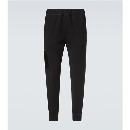 Prada pantaloni sportivi in tessuto tecnico