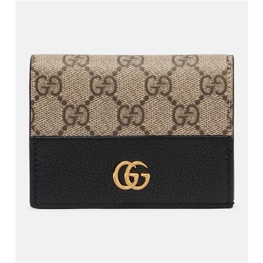 Gucci portafoglio double g mini in pelle