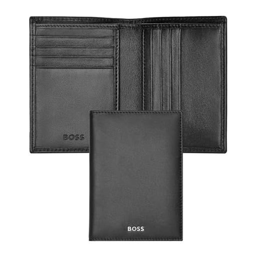 BOSS Leather Small Monad Portafoglio uomo nero