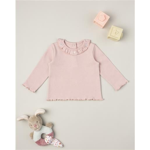 Prénatal t-shirt bimba rosa manica lunga