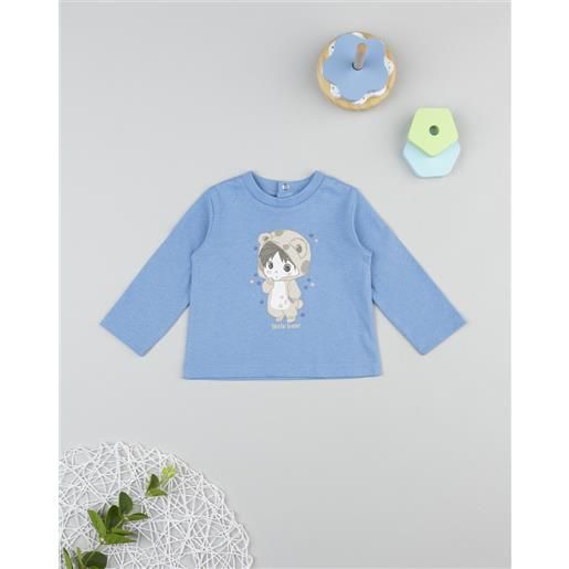 Prénatal t-shirt bimbo azzurra "little bear"