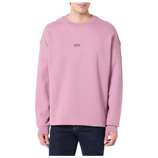 Hugo felpa da uomo naviu, rosa scuro, s